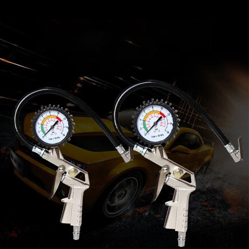 Premium Air Tyre Inflator with Pressure Gauge - 220PSI