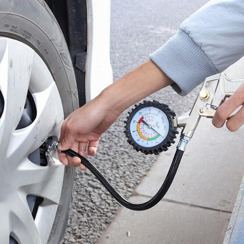 Premium Air Tyre Inflator with Pressure Gauge - 220PSI