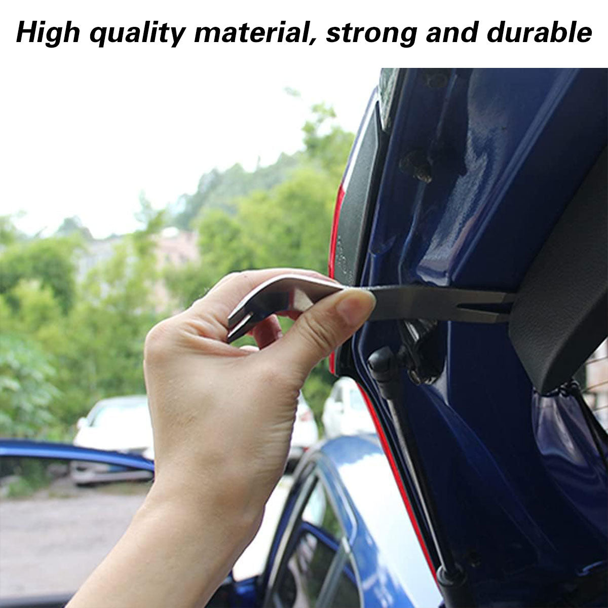Premium 6 Piece Metal Pry Bar Fastener Remover Tool Set