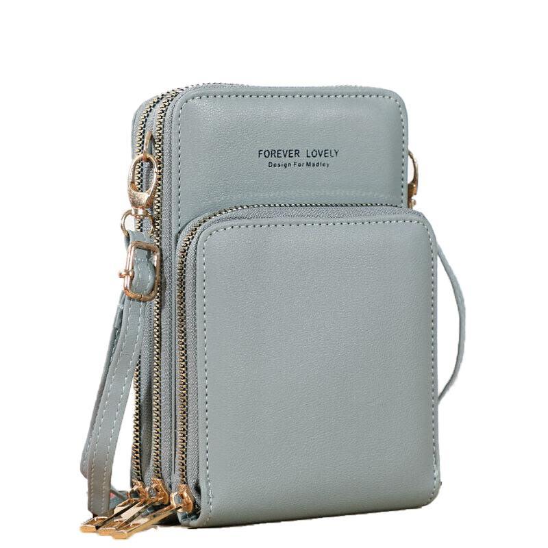 Premium Pink Women's RFID Touchscreen Crossbody Phone Purse