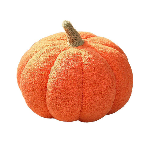 Premium Soft Plush Pumpkin Pillow – Orange 23 x 23cm
