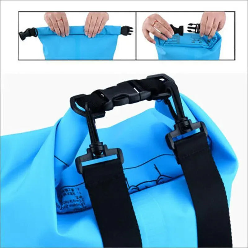 Premium 30L Orange Waterproof PVC Dry Bag Outdoor Camping Fishing Canoeing