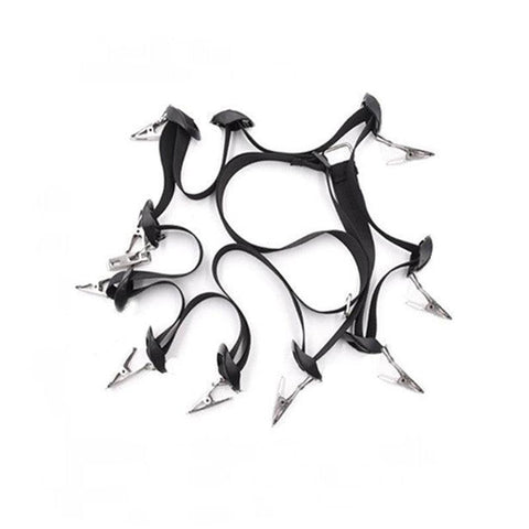 Premium Over Door Baseball Cap Hat Rack with 10 Clips Closet Organiser