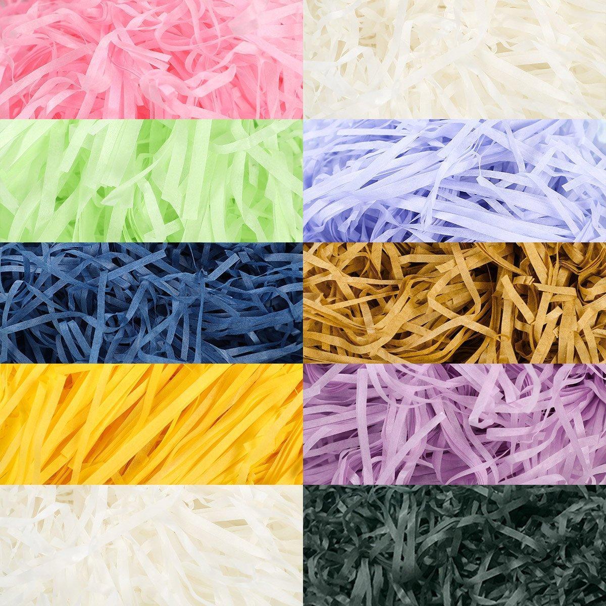 Premium Raffia Paper Shreds Gift Box Filler – Army Green 500g