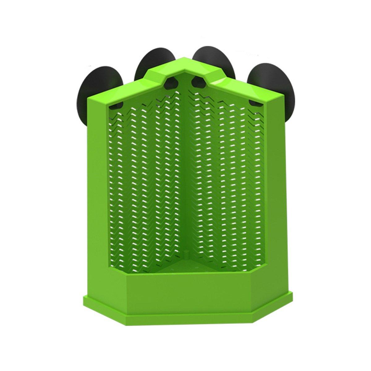 Premium Reptile Hunting Dish with Suction Cups - Green L