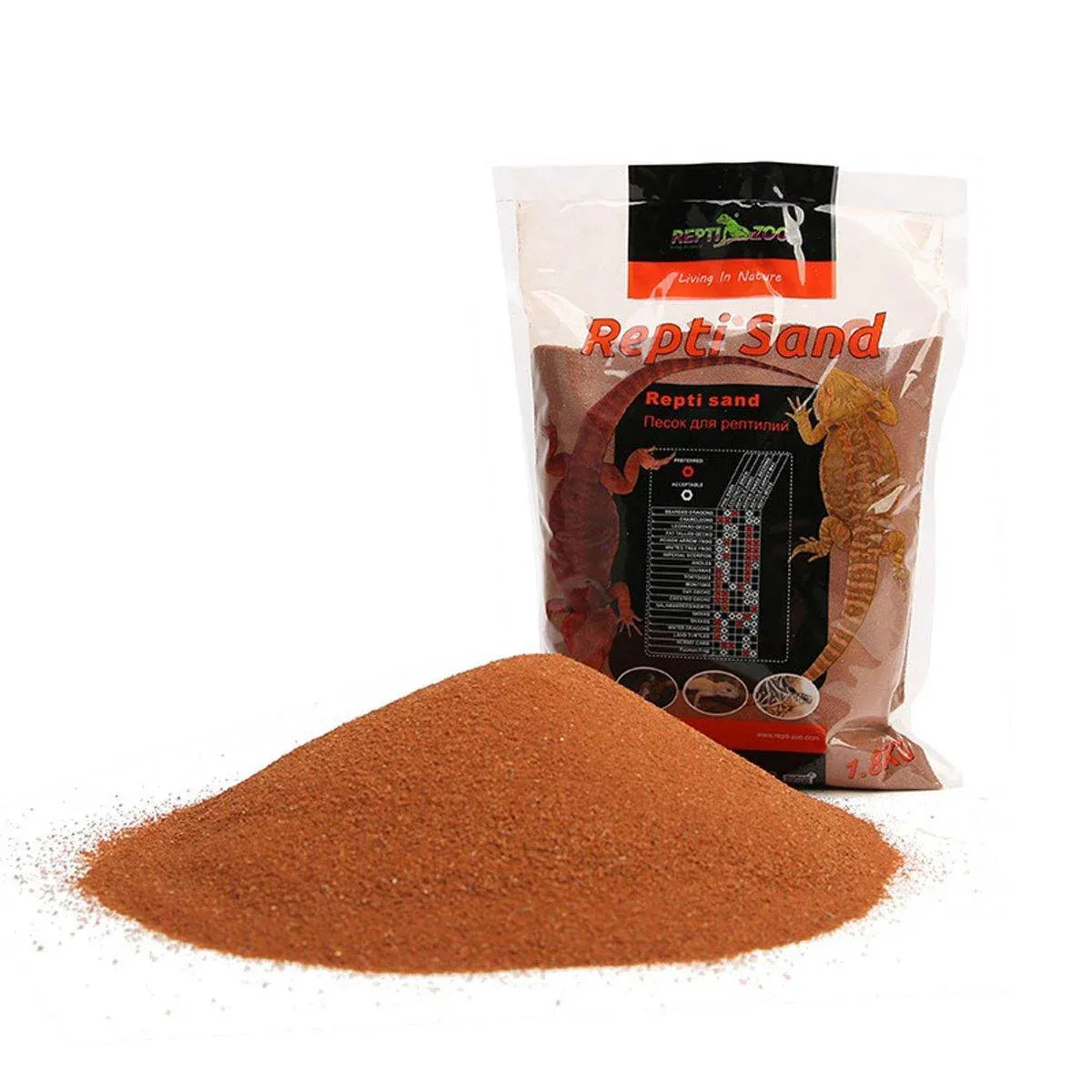 Premium Calcium-Rich Reptile Sand - Orange 1.8kg