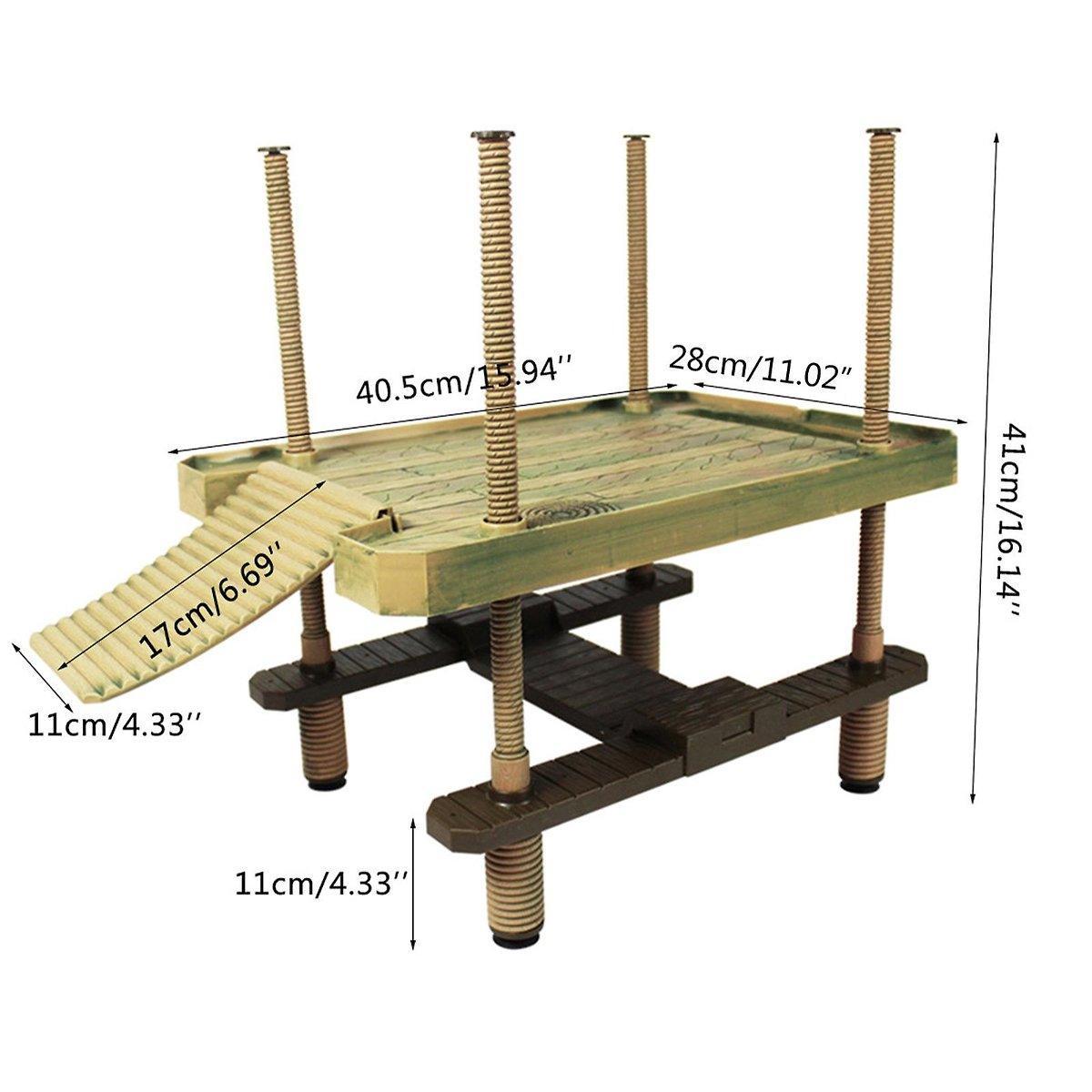Durable Turtle Dock 40.5 x 28 x 41 cm - Floating Basking Platform for Aquatic Turtles - SuperSaverAU - view 3