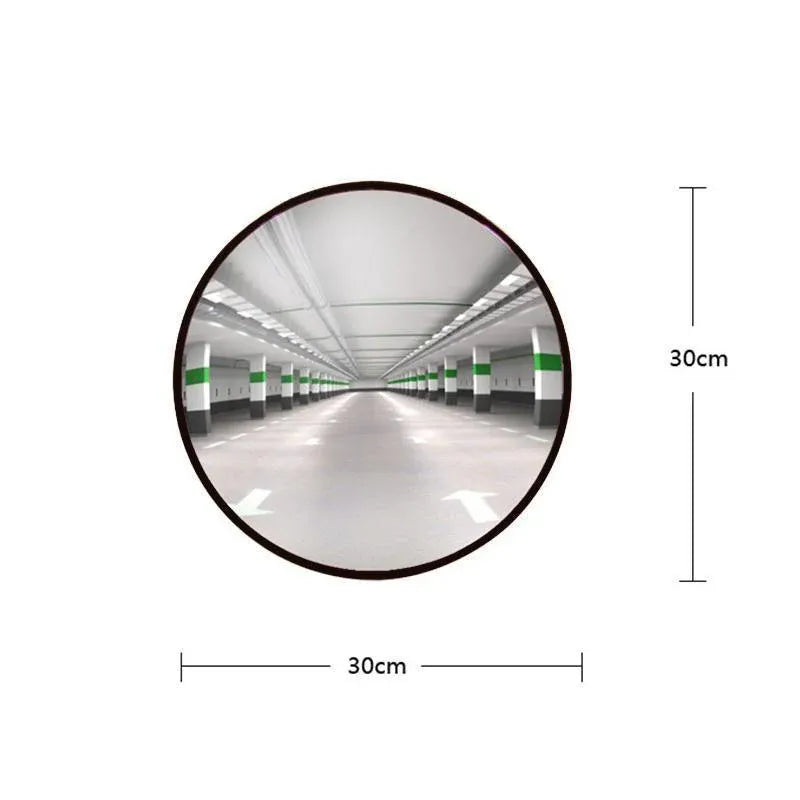 Premium Round Convex Mirror with 130° Wide View - 30cm