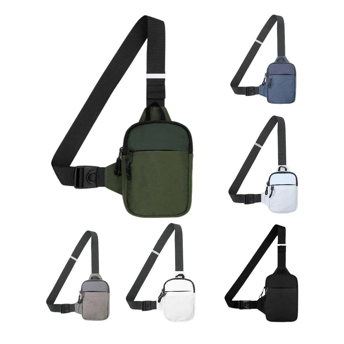 Premium Dark Blue Waterproof Sports Chest Crossbody Bag