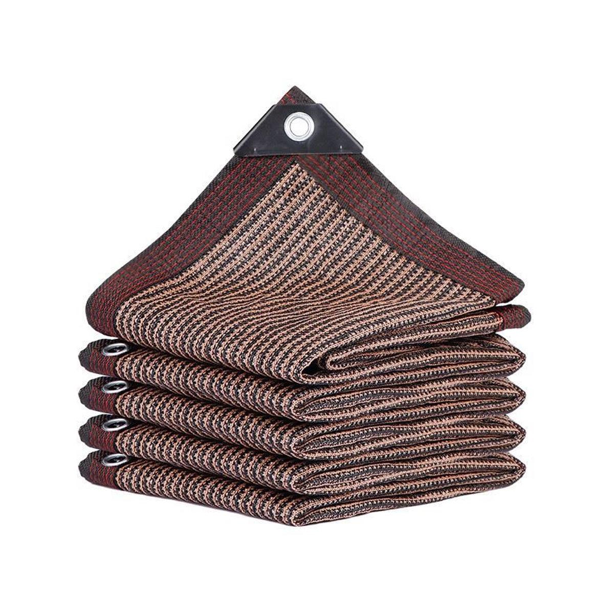 Brown 2x3 Metres Sunshade Net - UV Protection, Breathable HDPE Canopy - SuperSaverAU - view 1