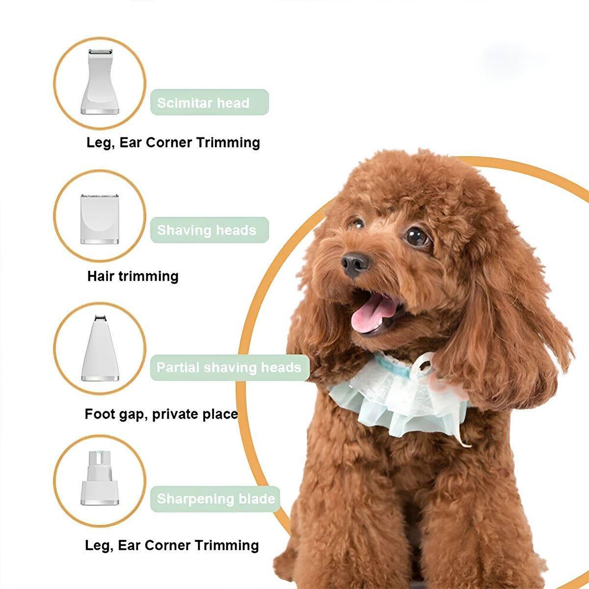 Rechargeable Pet Hair Clippers Grooming Kit for Cats and Dogs - Cordless, Low Noise - SuperSaverAU - view 3