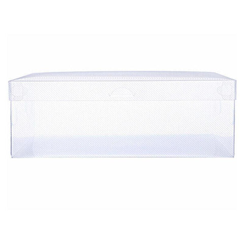 Premium 20 Pack Clear Stackable Foldable Plastic Shoe Storage Boxes