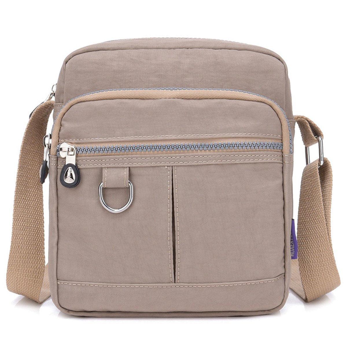 Premium Ladies Lightweight Nylon Shoulder Bag - Grey - SuperSaverAU - view 10