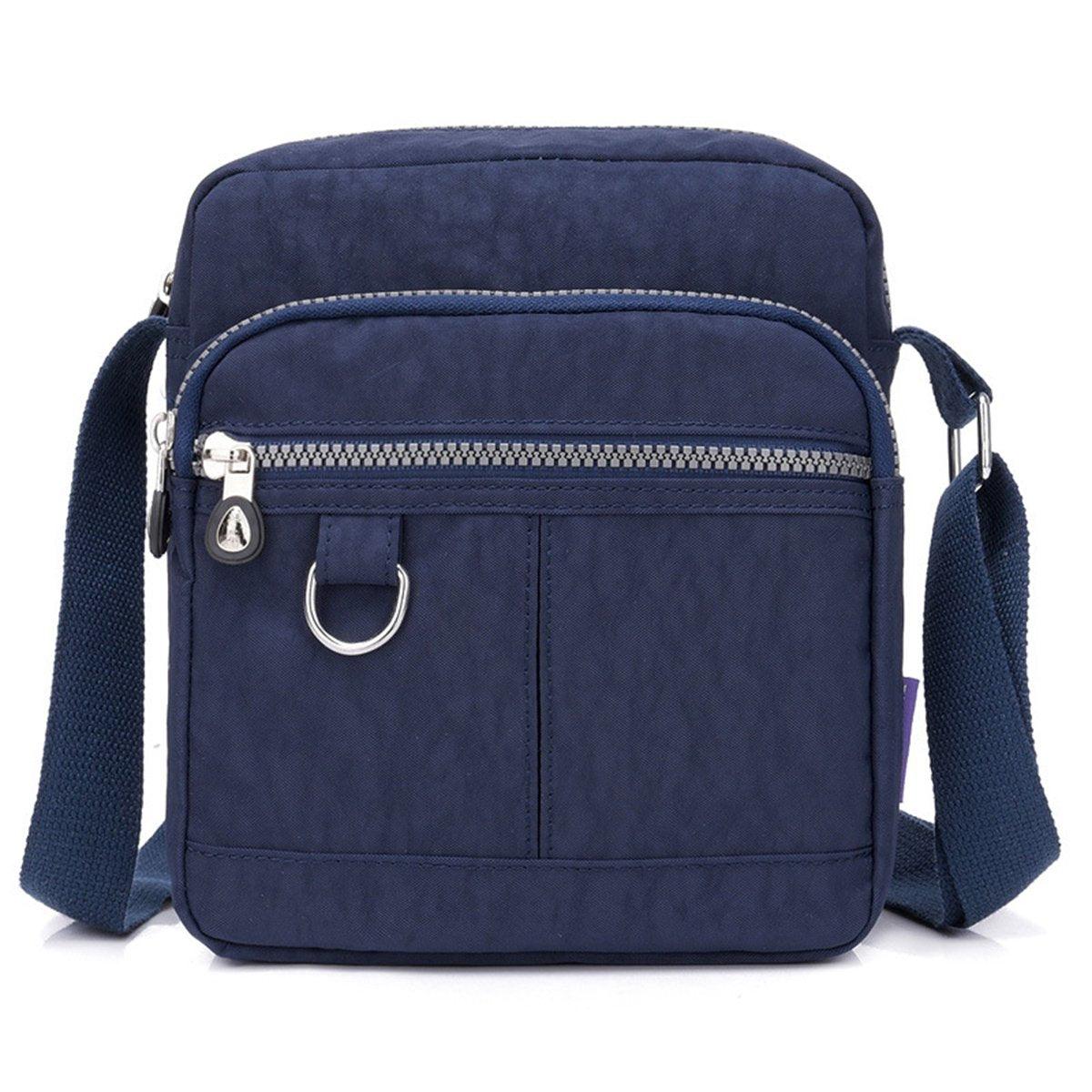 Premium Ladies Lightweight Nylon Shoulder Bag - Purple - SuperSaverAU - view 6