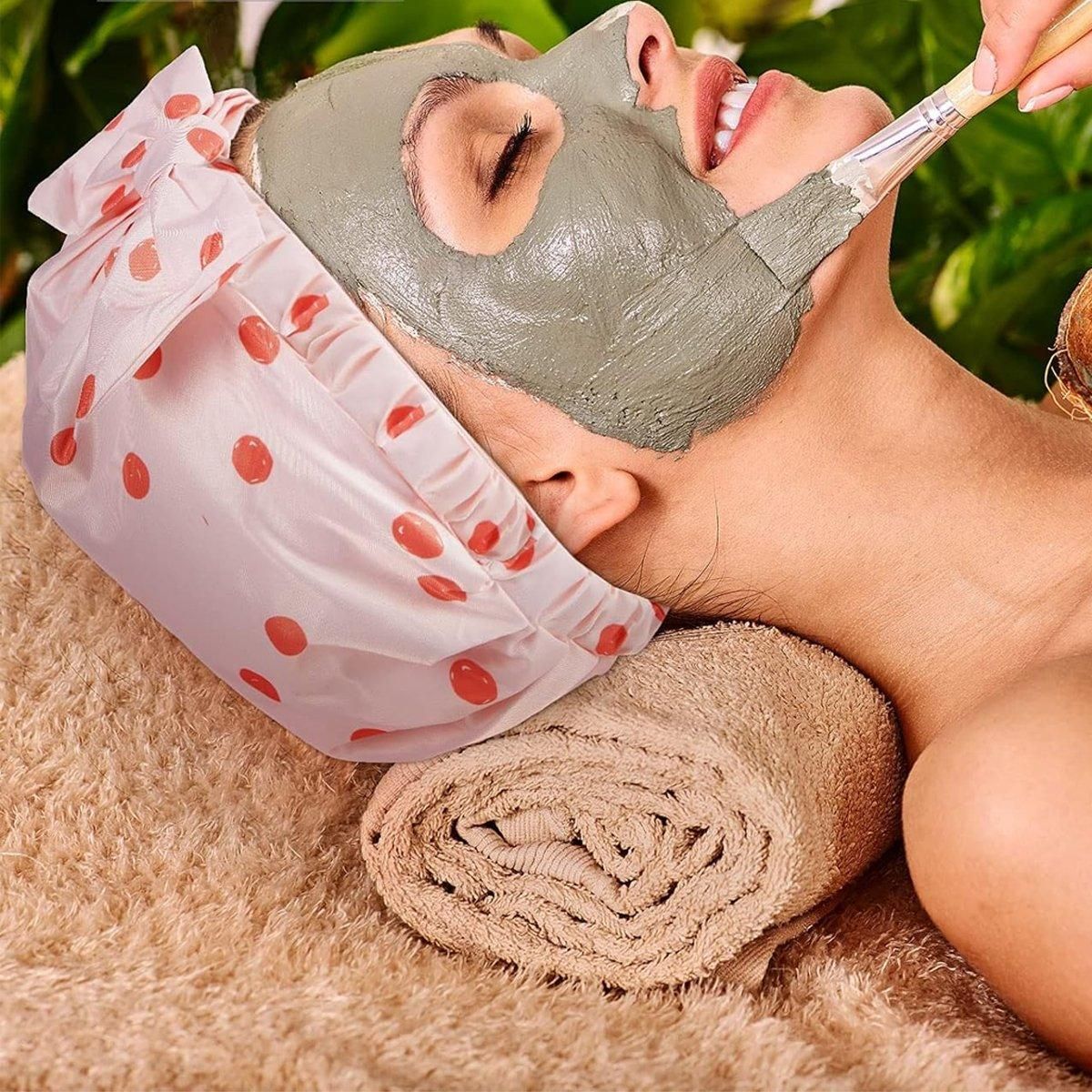 Premium Waterproof Reusable Shower Cap – Streak