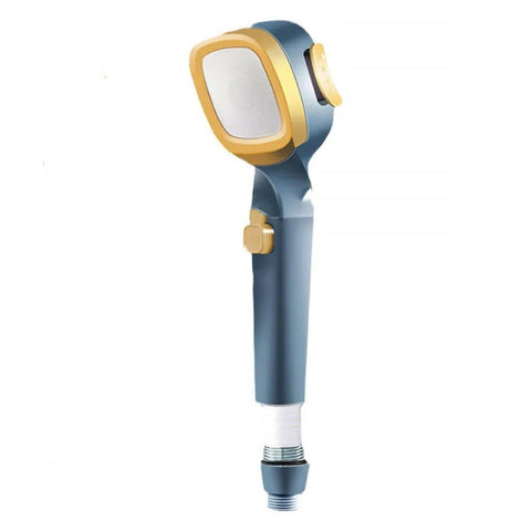 Premium Navy High Pressure Handheld Shower Head with Filter Water Saving Spray