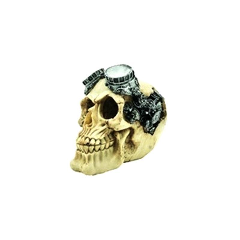 Premium Resin Skull Aquarium Ornament Decoration - Pirate