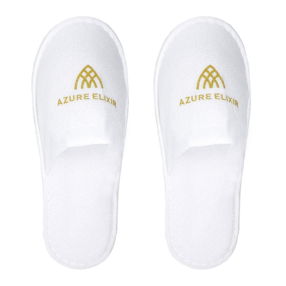 30 Pairs Hotel Guesthouse Hospitality Slippers for Household Comfort and Use - White - SuperSaverAU - view 6