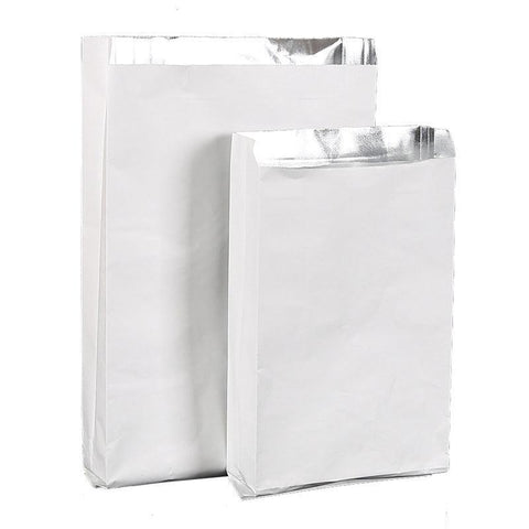 Aluminum Foil Lined Paper Bags, Greaseproof, 16*4*31, 500PCS - SuperSaverAU - view 1