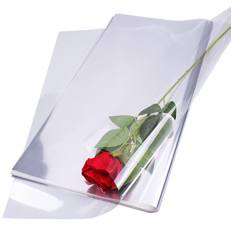 STOBOK 100PCS Clear Cellophane Wrap Rolls - 60*60CM, Transparent, 2.5 Mil Thickness - SuperSaverAU - view 4