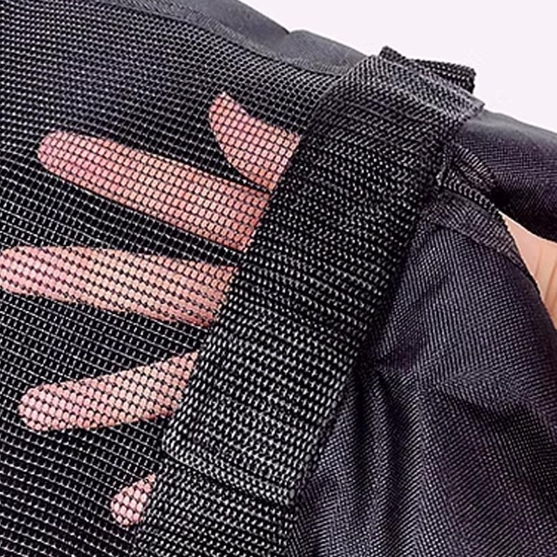 Premium Black Cat Grooming Restraint Bath Bag for Washing & Nail Trimming