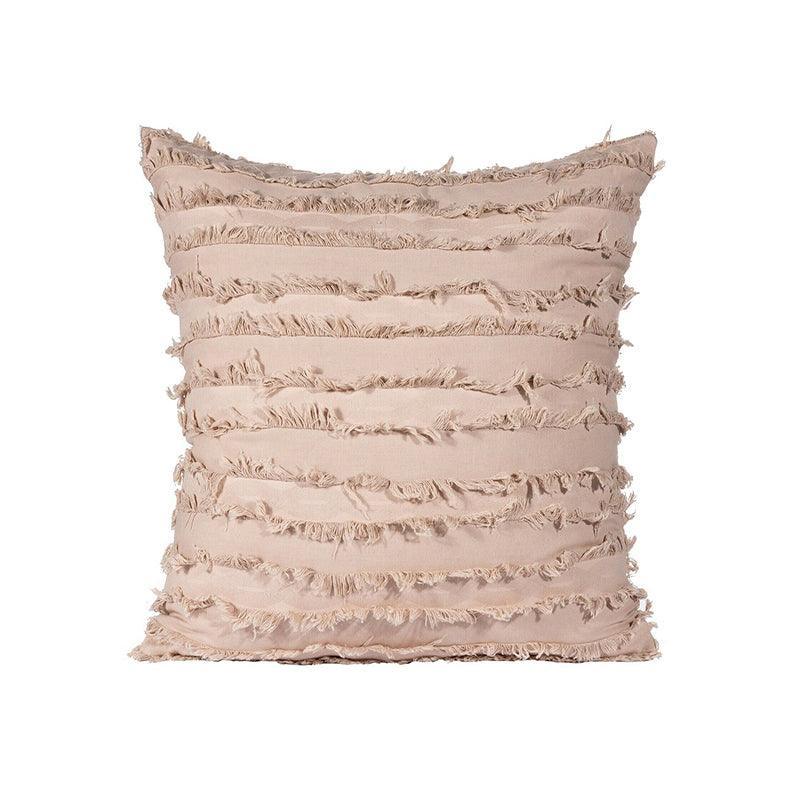 Premium Boho Tassel Fringe Cushion Cover – Navy 45 x 45cm