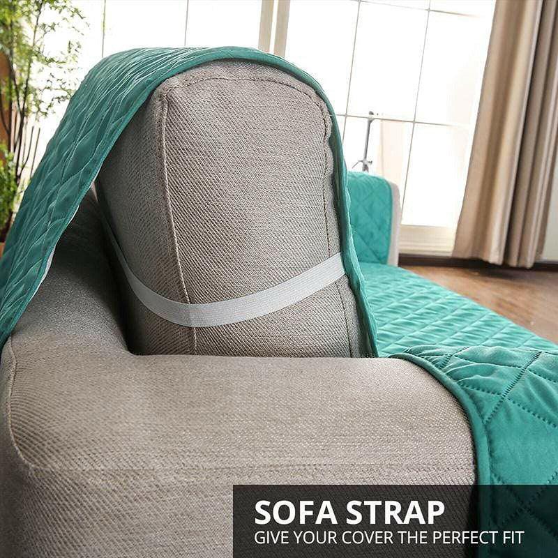 Premium Pet Sofa Protector Cover 190x195cm - Beige, Quilted & Water Repellent - SuperSaverAU - view 4