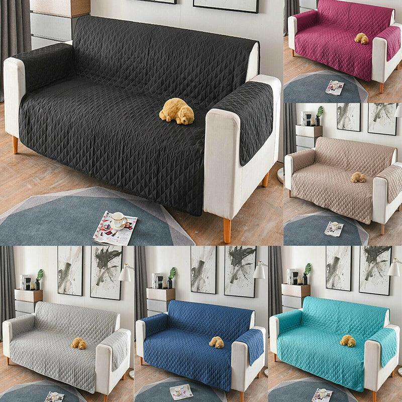Premium Pet Sofa Protector Cover 190x195cm - Beige, Quilted & Water Repellent - SuperSaverAU - view 5