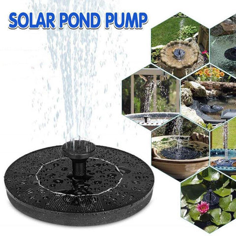 Premium Solar Powered Floating Water Fountain Pump