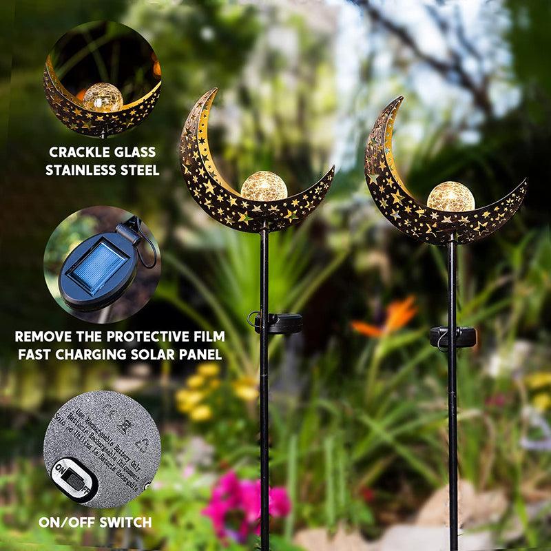 Solar Lights LED Garden Decor - Flame 18*8*77cm, IP55 Waterproof, Warm White - SuperSaverAU - view 4