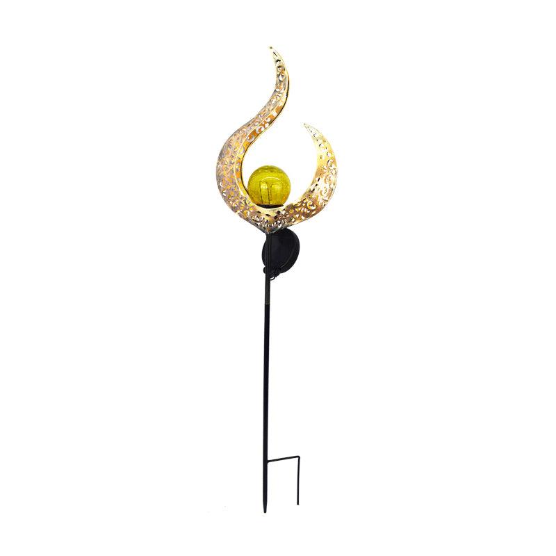 Solar Lights LED Garden Decor Outdoor Path Light Lantern - Sun 28*8*98cm Gold - SuperSaverAU - view 3