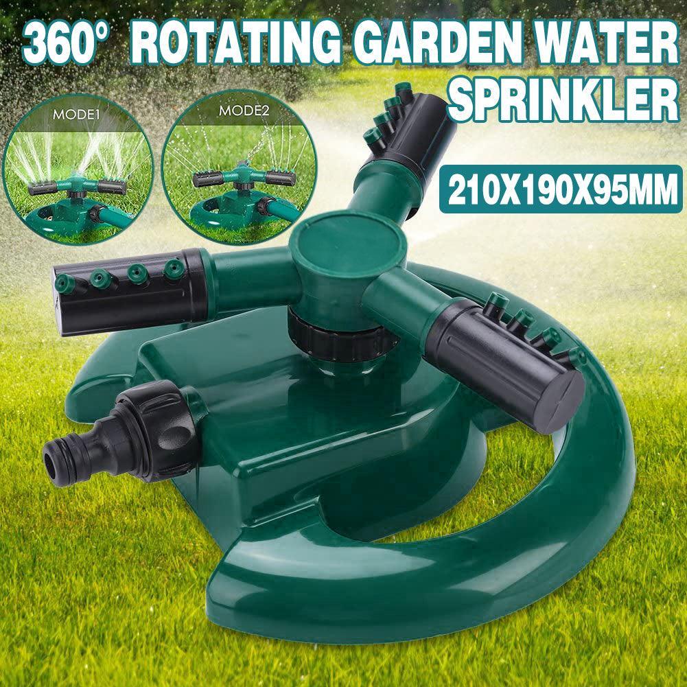 Premium 360° Rotating Garden Sprinkler - Green