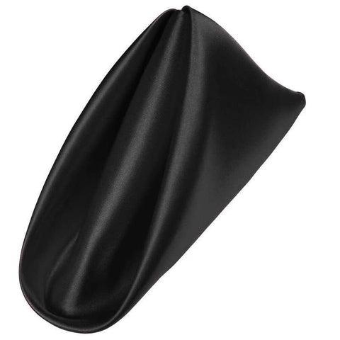 Premium Polyester Cloth Napkins – Black 43 x 43cm, 50 Pack