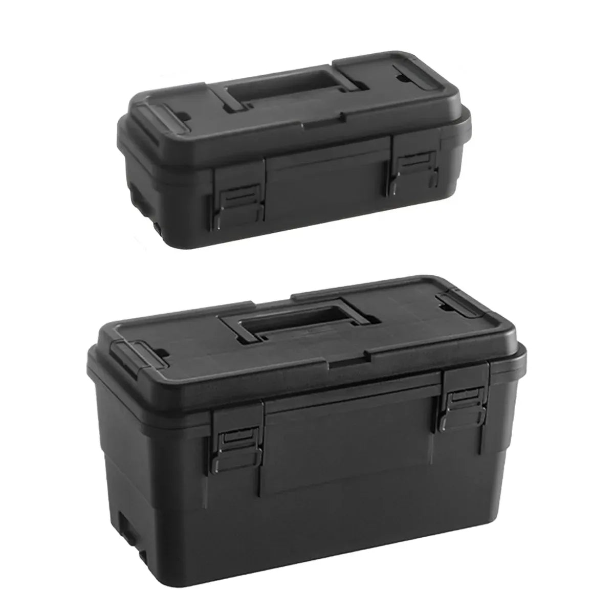 Premium Multi Function Stackable Toolbox with Dividers - Black, 4L