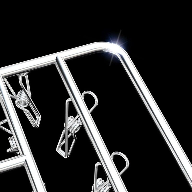 Premium Stainless Steel Laundry Dryer Hanger – 40 Pegs