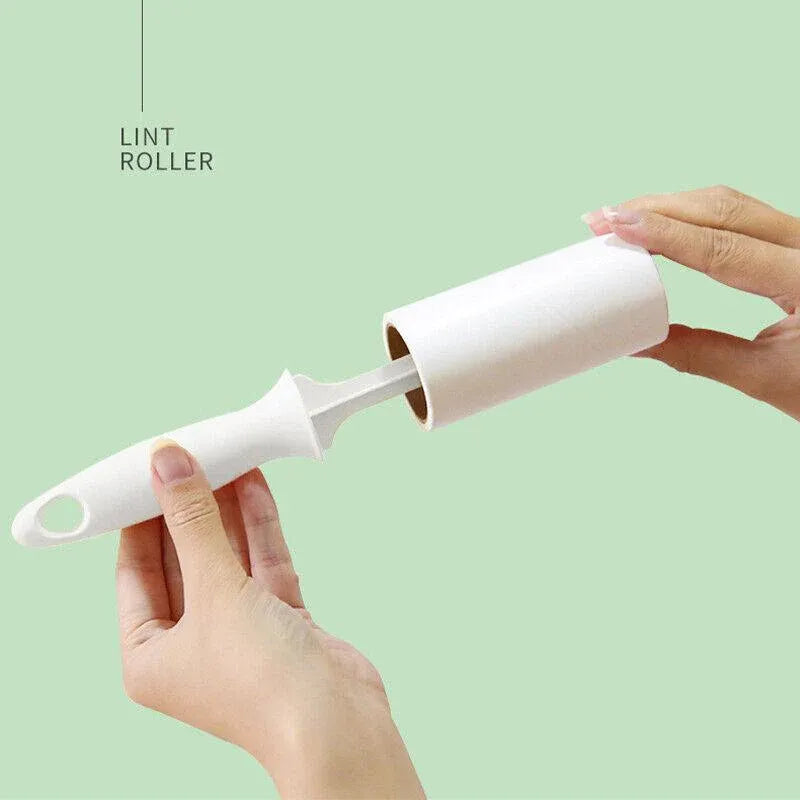 Premium Lint Roller Set with 2 Handles & 10 Refill Rolls