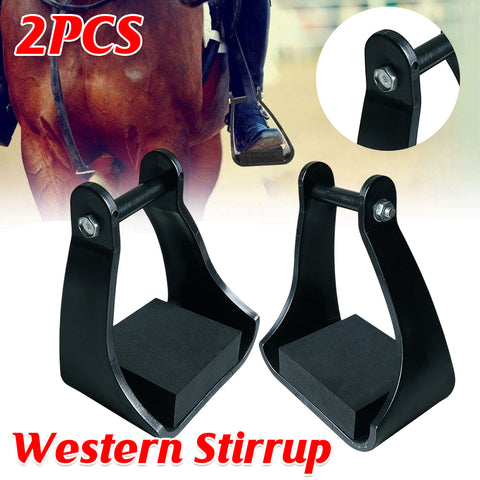 Durable POM Plastic Western Stirrups 95mm × 140mm × 63mm, 2pcs, Anti-Slip - SuperSaverAU - view 1