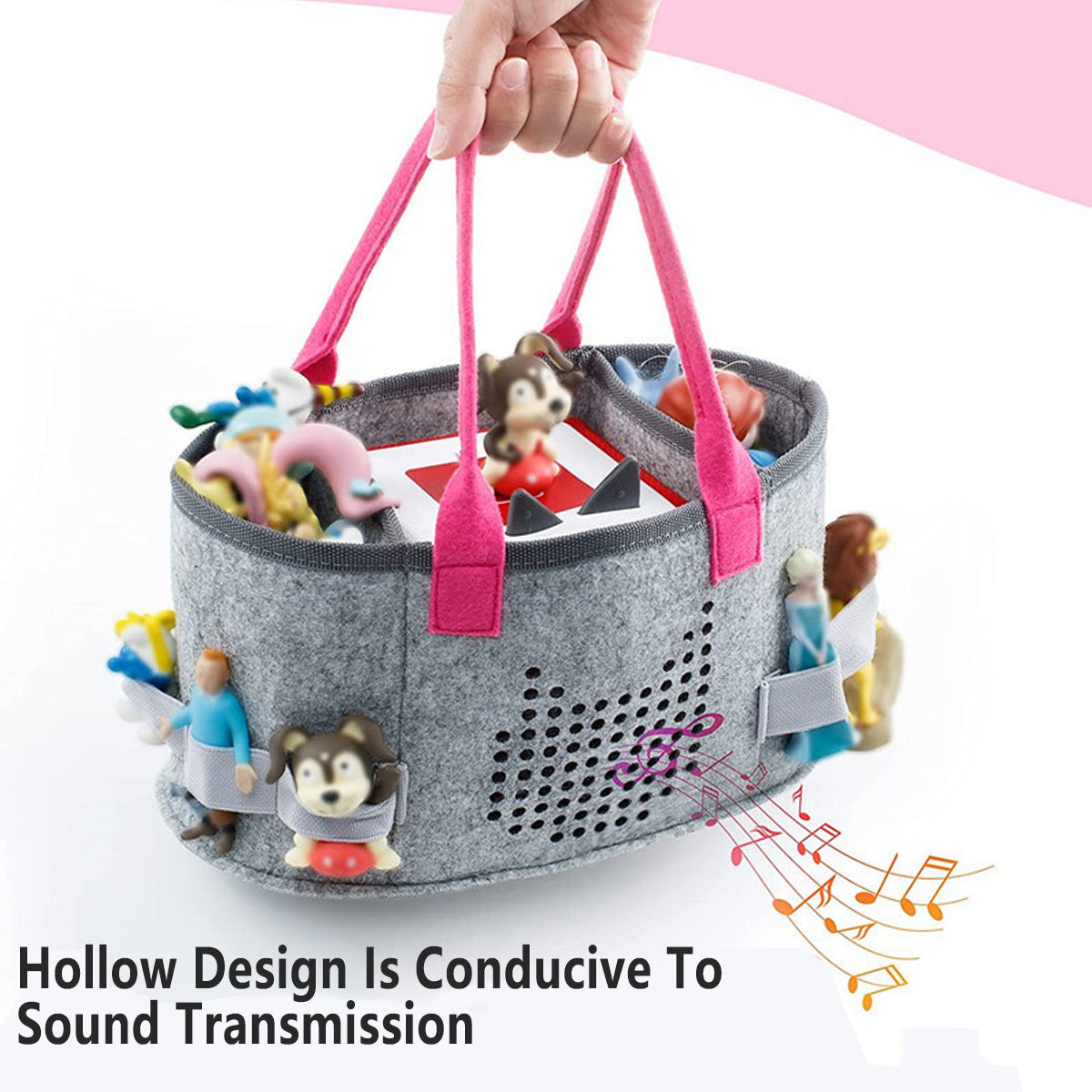 Premium Felt Doll Storage Bags – 2 Pack