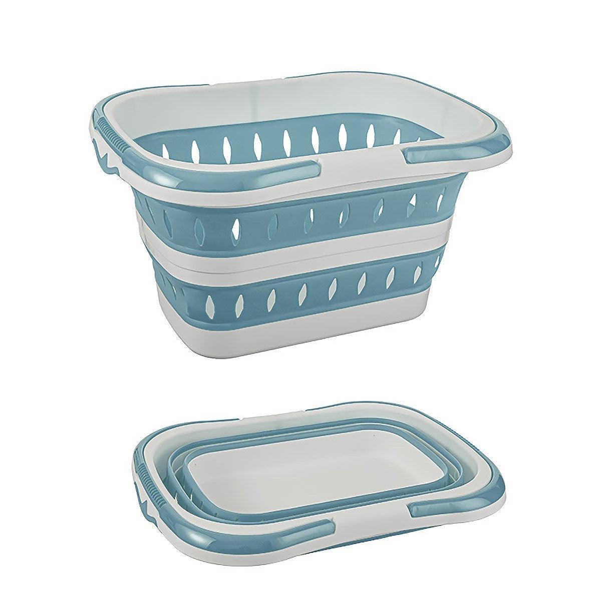 Premium Large Folding Laundry Basket – Grey