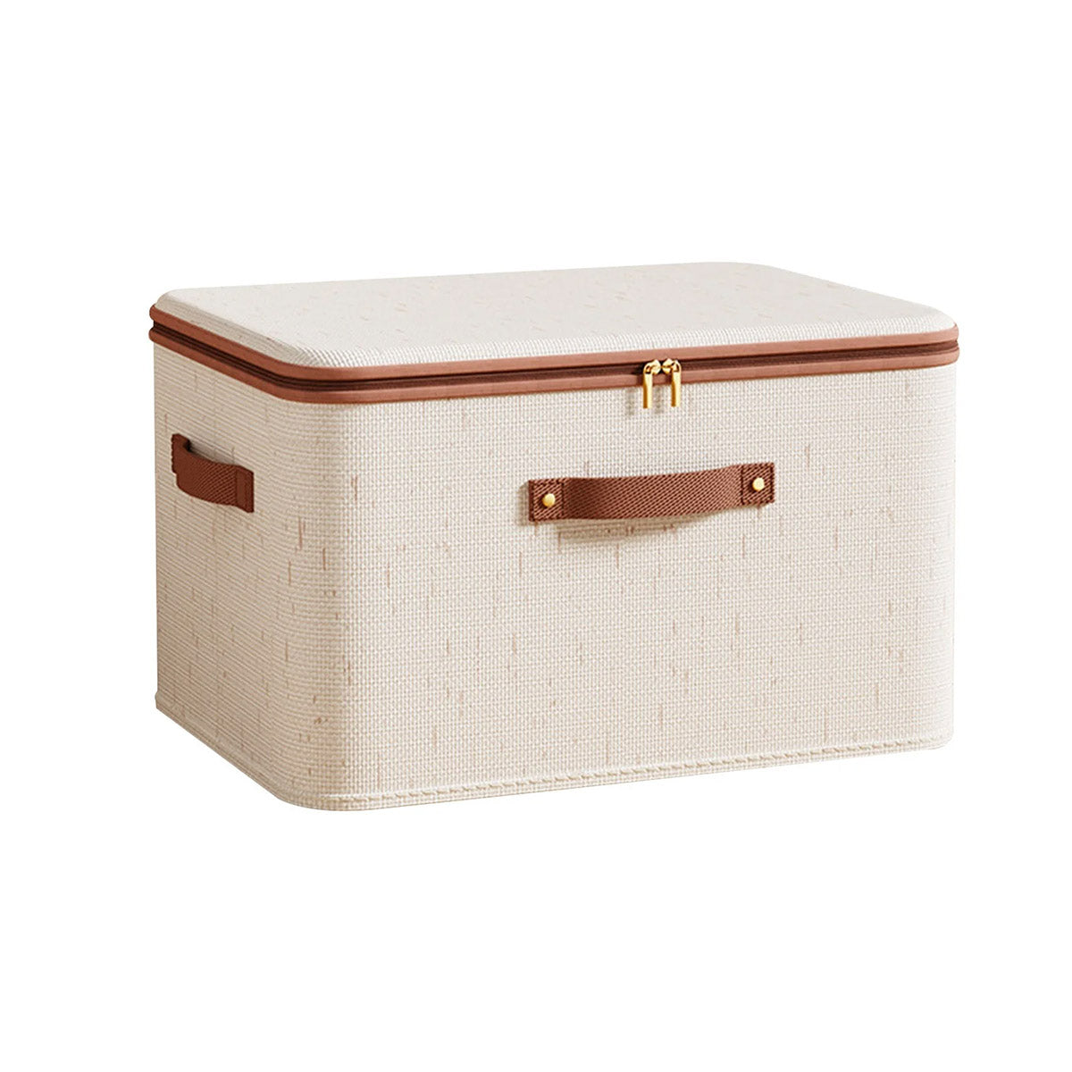 Premium Foldable Clothing Storage Box – Grey with Cover