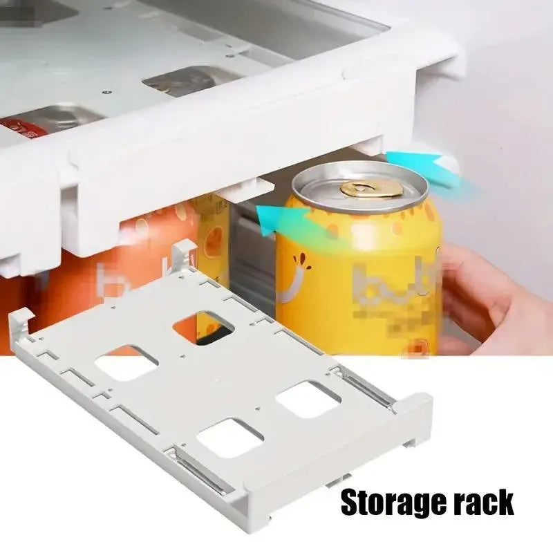 Premium Refrigerator Hanging Can Organiser – 8 Can Capacity