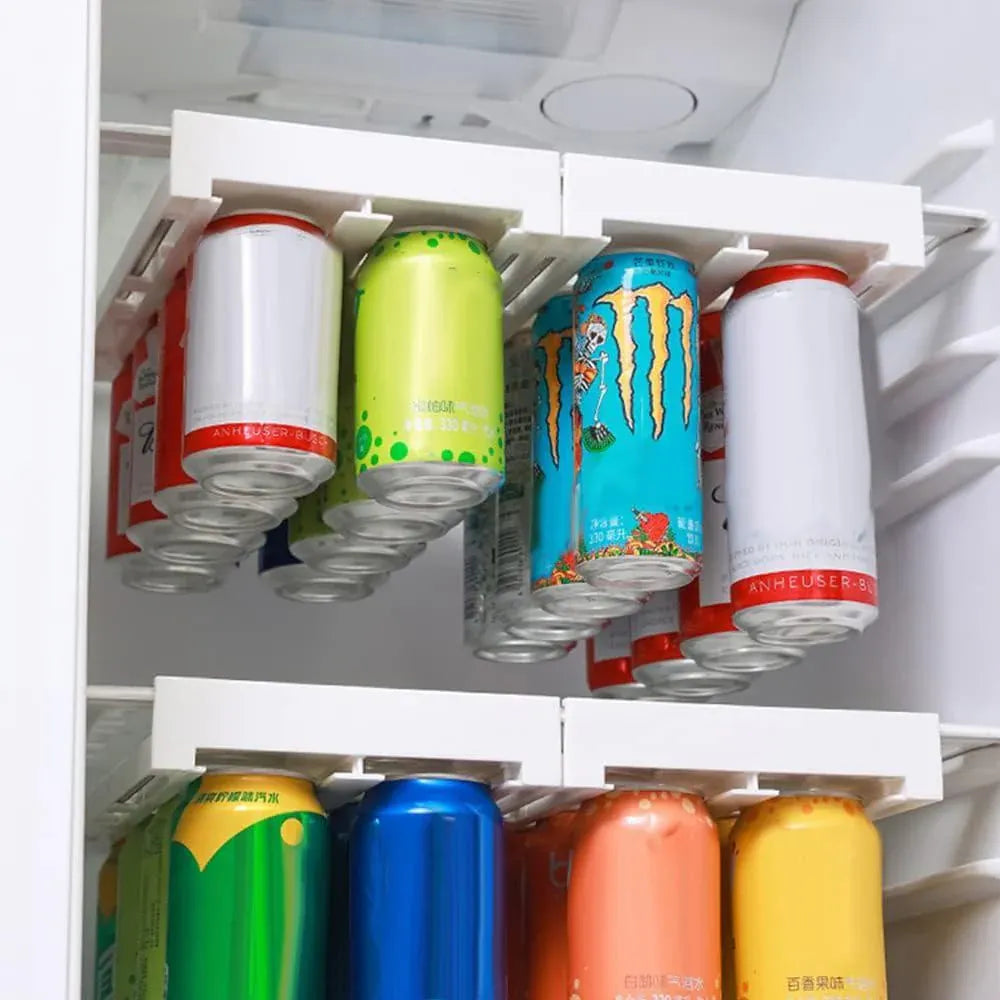 Premium Refrigerator Hanging Can Organiser – 8 Can Capacity