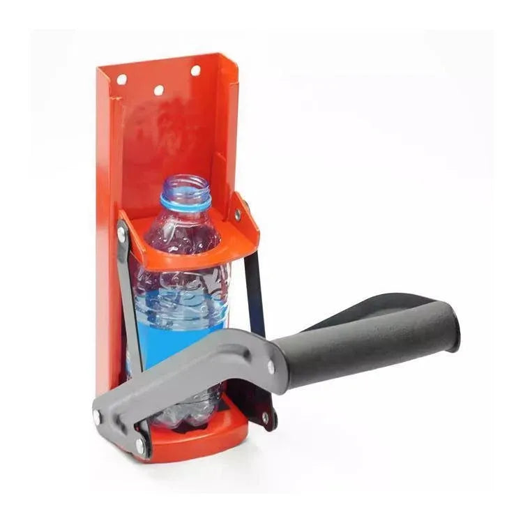 Premium Black Wall Mounted Can Crusher 12oz 16oz with Bottle Opener