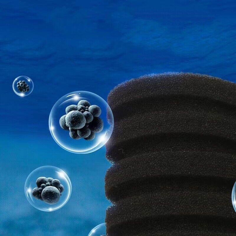 Premium Double Head Aquarium Sponge Filter with Bio Media Boxes