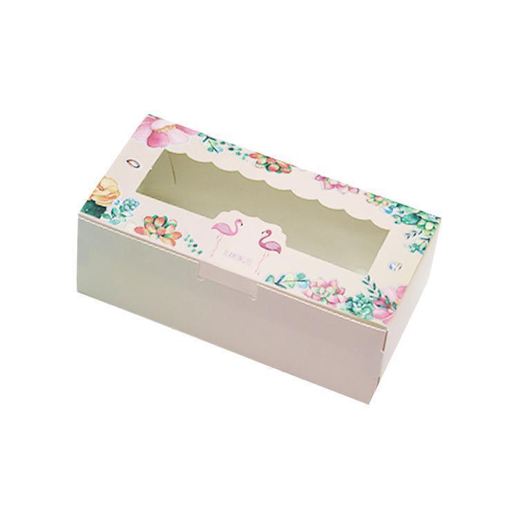 50PCS Window Packaging Boxes - Clear Food-Grade Cardboard - Assorted Colors - SuperSaverAU - view 8