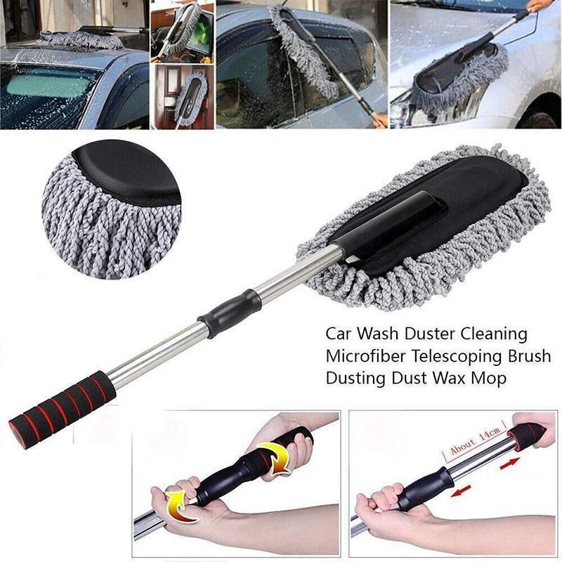 Premium Telescopic Microfibre Car Wash Duster Brush