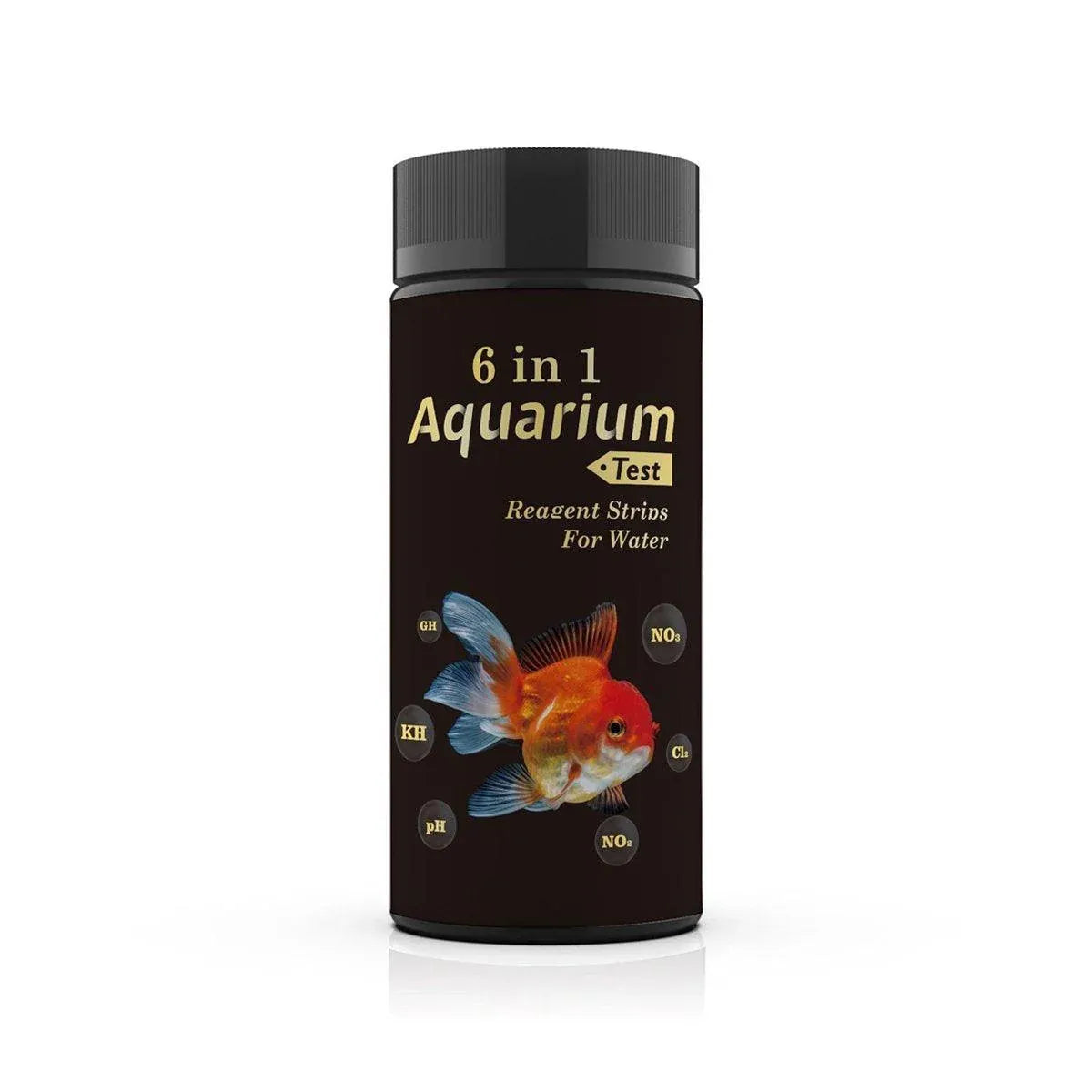 Premium 6-in-1 Aquarium & Pool Water Quality Test Strips - 50pcs