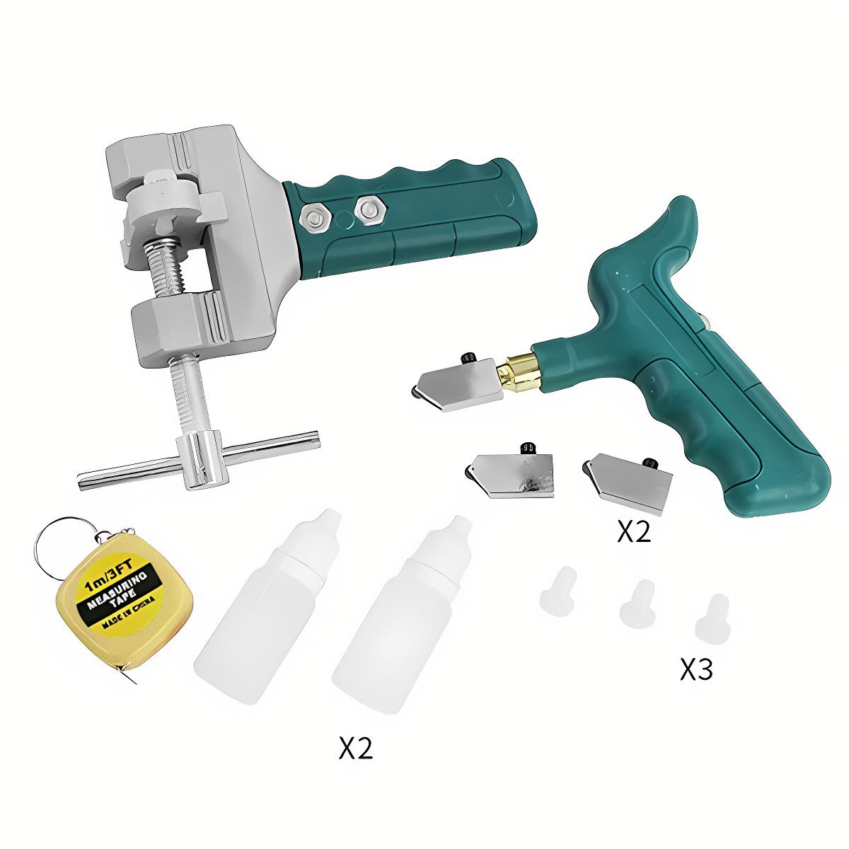 Premium Handheld Diamond Tile and Glass Cutter Kit