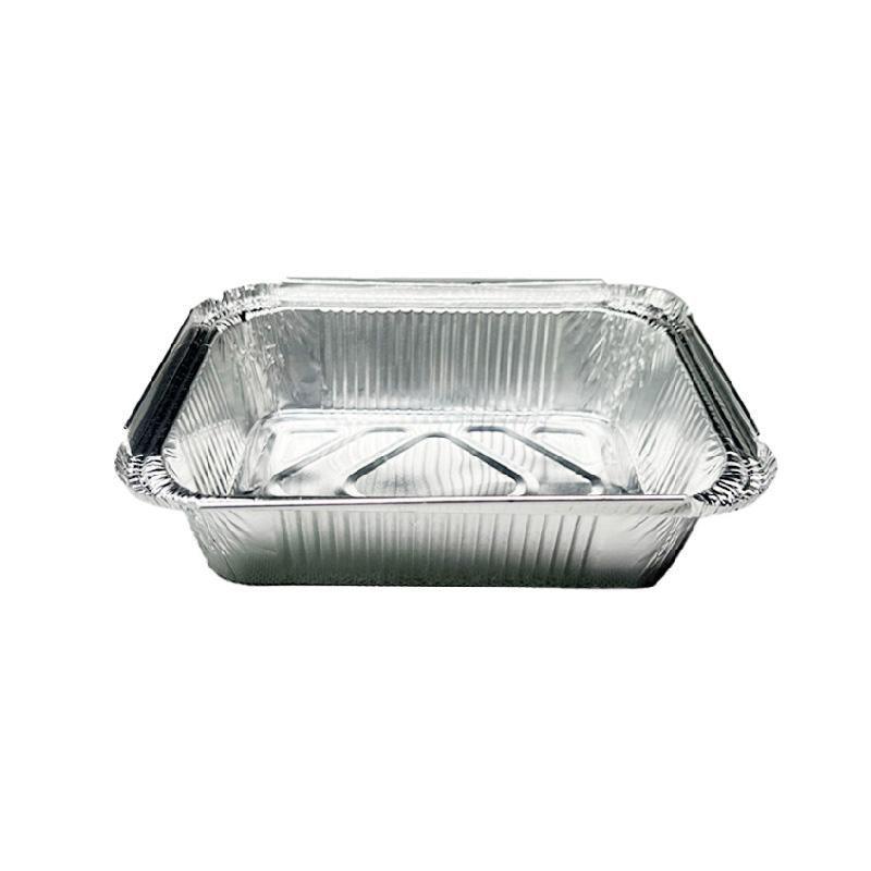 125PCS Disposable Quadrate Tin Foil Pans Oven Grill Safe Non-Stick Baking Trays - 125pcs-700ml - SuperSaverAU - view 6