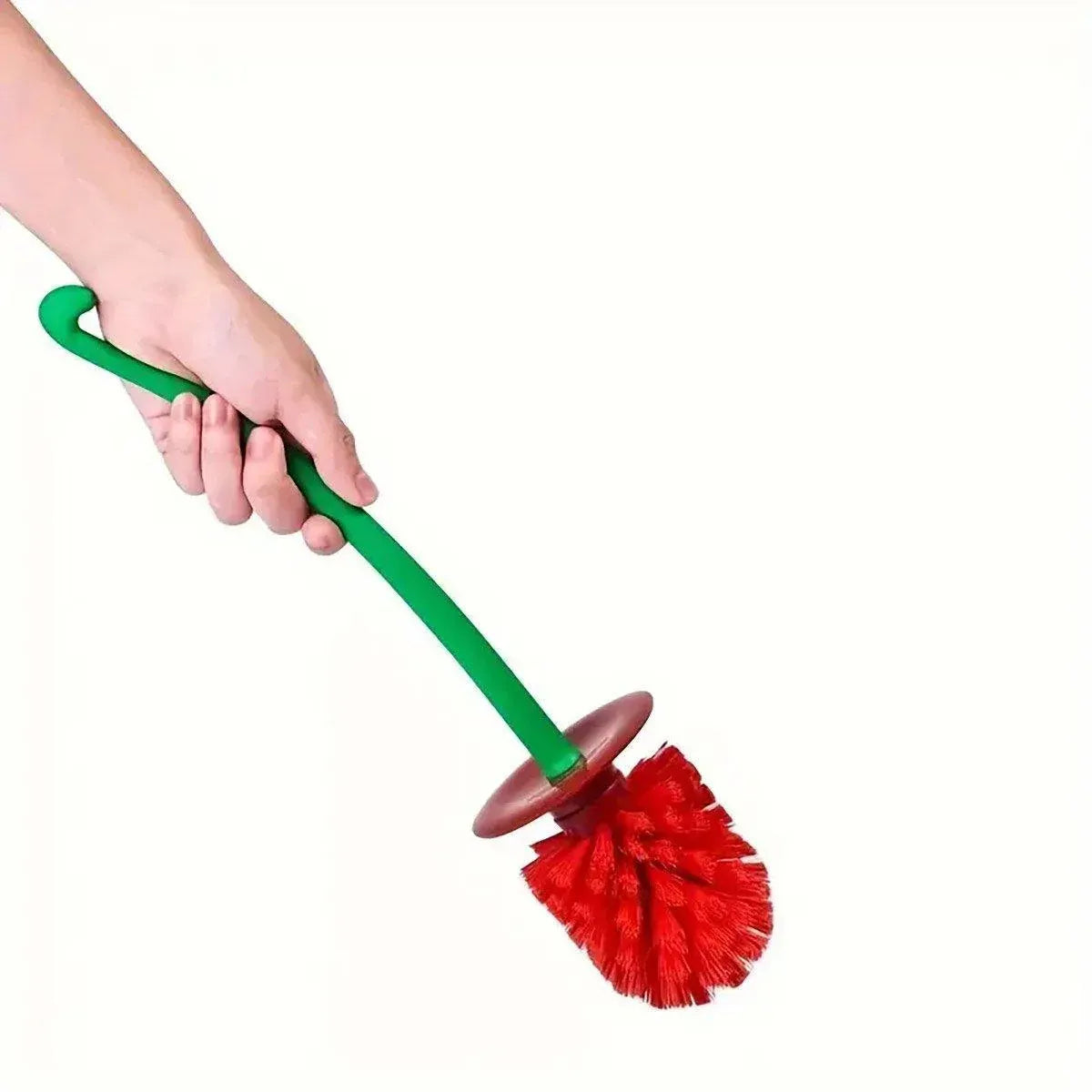 Premium Soft Wool Toilet Brush – Cherry Holder